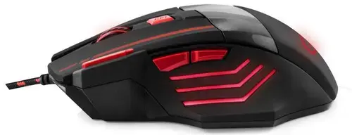 Mouse ESPERANZA Wolf (Negru/Rosu)