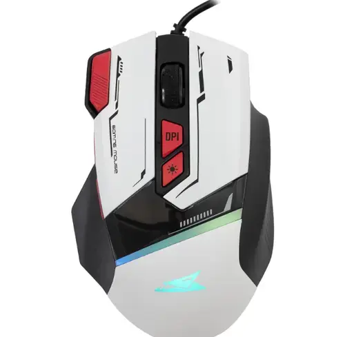 Mouse gaming Barracuda BGM-042, Cu fir, USB (Multicolor)