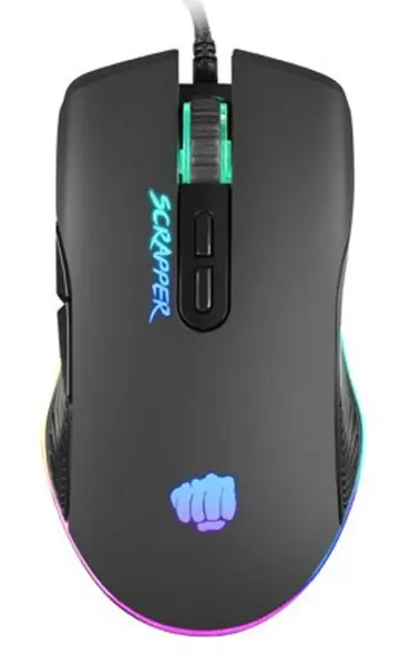 Mouse gaming Fury - Scrapper, optic, negru