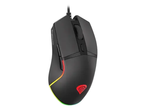 Mouse Gaming Genesis Krypton 220, iluminare RGB, USB (Negru)