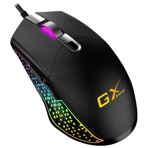 Mouse gaming Genius Scorpion M705, cu fir, USB, optic, 7200 dpi, butoane/scroll 6/1, Negru