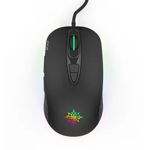 Mouse Gaming Inca IMG-348, USB, Optic, RGB, 3200 dpi (Negru)