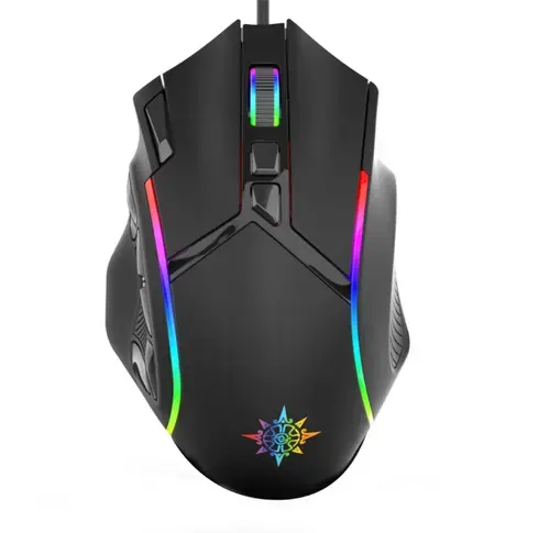 Mouse Gaming Inca IMG-351, 12800 dpi, RGB, Wired, USB, 12 butoane programabile (Negru)