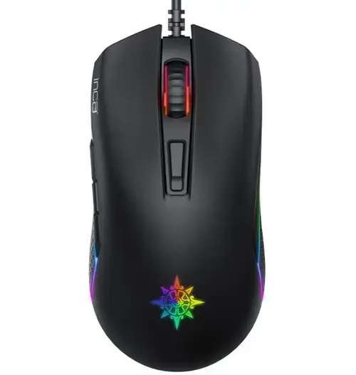 Mouse Gaming Inca IMG-GT14, Wired, 3600 dpi, RGB, USB (Negru)