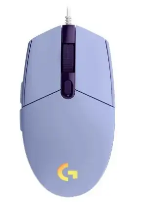 Mouse Gaming Logitech G102 Lightsync, 8000 dpi, iluminare RGB, USB (Mov)