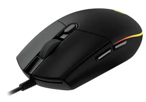 Mouse Gaming Logitech G203 LightSync, iluminare RGB, USB (Negru)