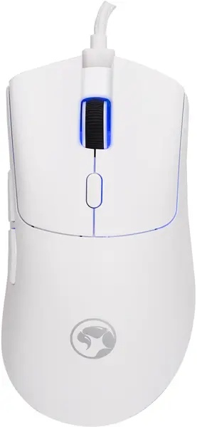 Mouse gaming Marvo - Niro 40 G950 White, optic, cu fir, alb