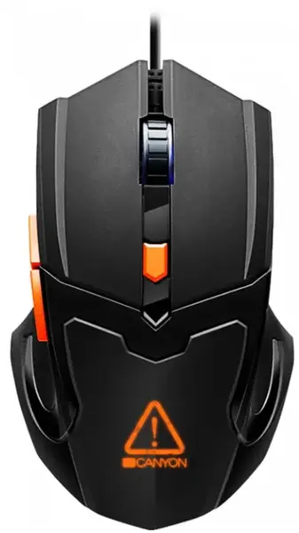 Mouse Gaming Optic Canyon Vigil, RGB (Negru/Portocaliu)