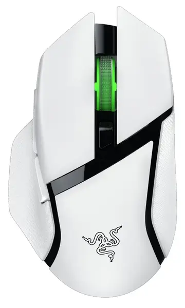 Mouse gaming Razer Basilisk V3 X HyperSpeed, Dual-Mode, 18000 DPI, Bluetooth (Alb)