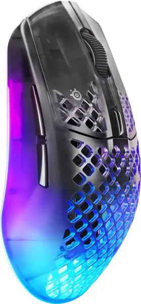 Mouse Gaming SteelSeries Aerox 3 Wireless Gen 2, Wireless + Bluetooth, 26000 DPI (Negru)
