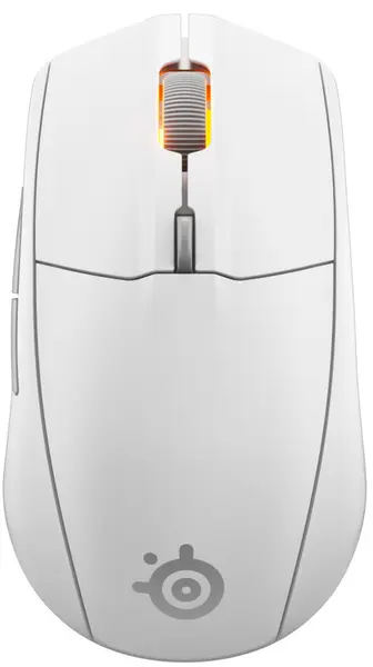 Mouse gaming SteelSeries - Rival 3 Gen 2, optic, wireless, alb