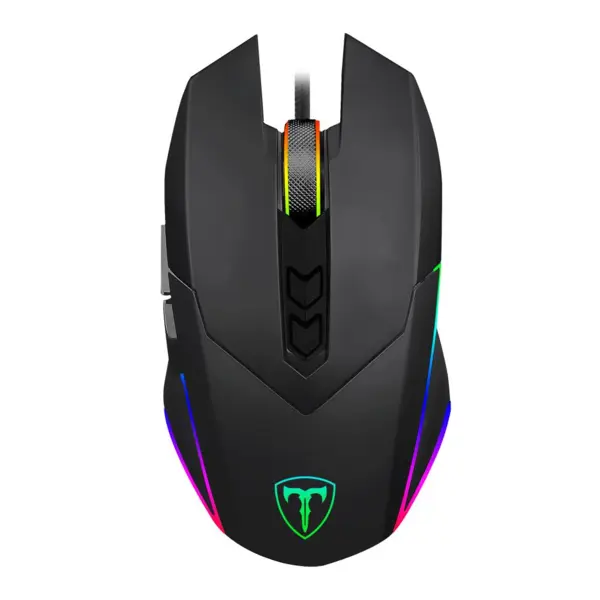 Mouse gaming T-Dagger Lieutenant, Iluminare RGB, Negru