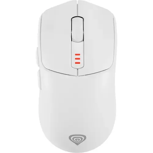 Mouse Gaming Wireless Genesis 500, Bluetooth/USB, 10000 DPI, Switch-uri mecanice Kailh 4.0 (Alb)
