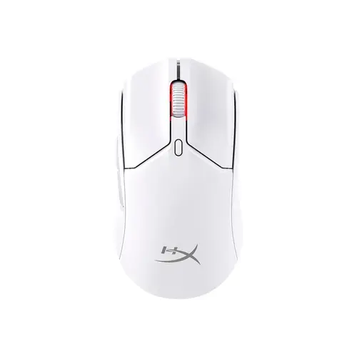 Mouse gaming wireless HyperX Pulsefire Haste 2 Mini, timp de raspuns 8000Hz @ 0,125 ms, rezolutie: 26000 DPI, iluminare RGB, durata de viata baterie pana la 100 ore, Alb