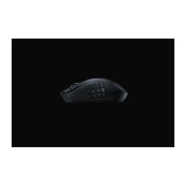 Mouse gaming wireless Razer Naga V2 HyperSpeed, 19 butoane, 30k DPI, negru