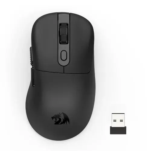 Mouse gaming wireless Redragon Jabns Standard, 12000 dpi, USB, Bluetooth, Senzor optic Pixart PAW3311, Negru