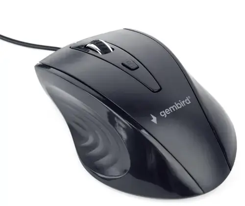 Mouse Gembird MUS-4B-02, 1200 DPI, Optic (Negru)