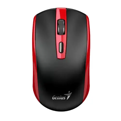 Mouse Genius ECO-8150, Wireless 2.4Ghz, USB, 1200dpi (Negru/Rosu)