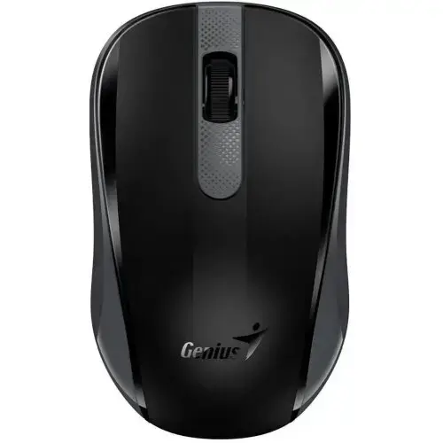 Mouse Genius, „NX-8008S”, PC sau NB, wireless, 2.4GHz, optic, 1200 dpi, butoane/scroll 3/1, Negru
