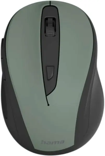 Mouse Hama - MW-400 V2, optic, wireless, verde/negru