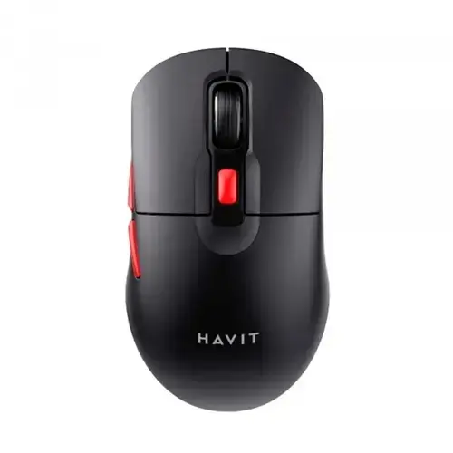 Mouse HAVIT MS59WB, Wireless 2.4 Ghz, 800 - 1600DPI (Negru/Rosu)
