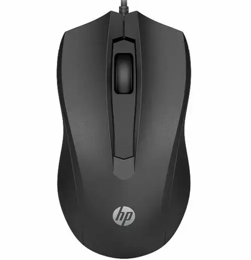 Mouse HP 105, Wired, USB, 1600dpi (Negru)