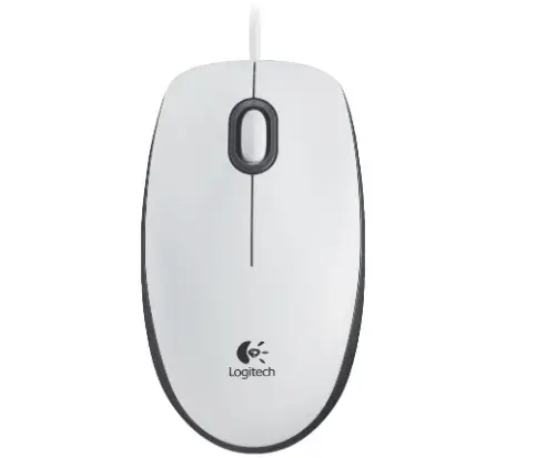 Mouse Logitech B100 Optic (Alb)