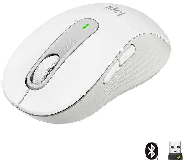 Mouse Logitech - Signature M650, optic, wireless, alb