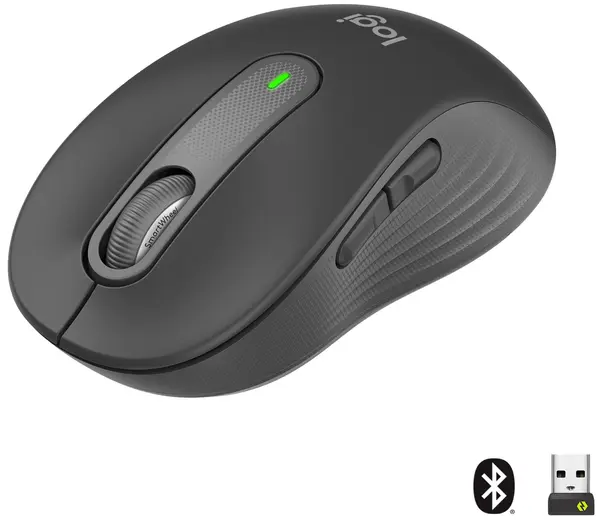 Mouse Logitech - Signature M650, optic, wireless, negru