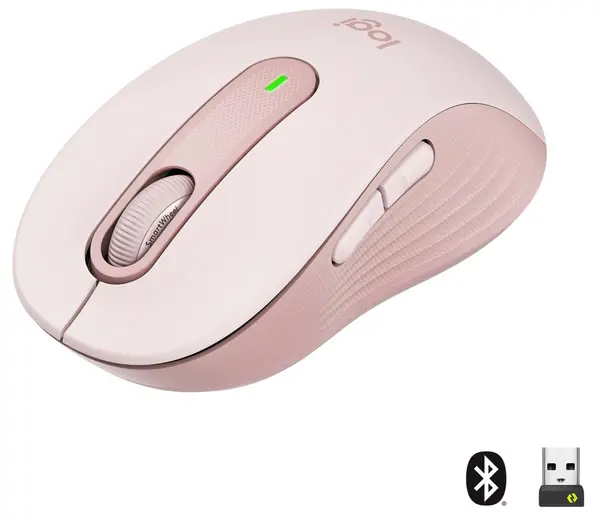 Mouse Logitech - Signature M650, optic, wireless, roz