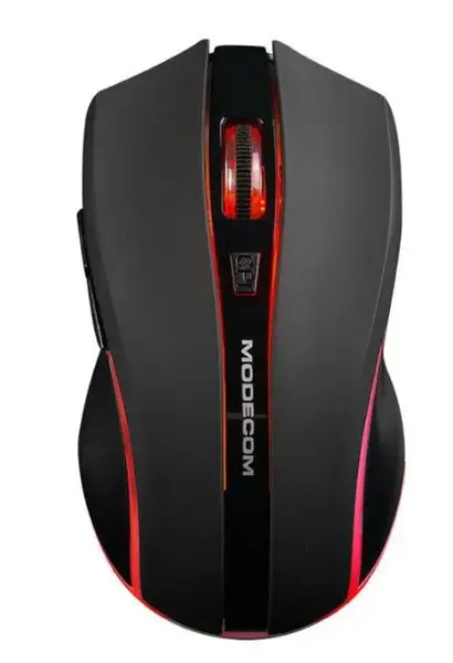 Mouse Modecom MC-WRM1, microUSB, 1600 DPI (Negru)