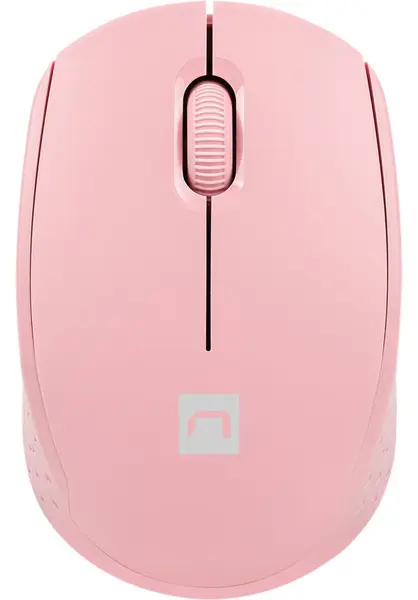 Mouse Natec - Stork, optic, wireless, roz