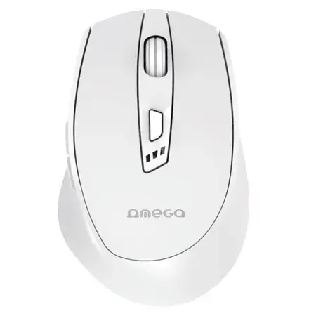 Mouse Omega OMC529RWB, Wireless 2.4GHhz (Alb)