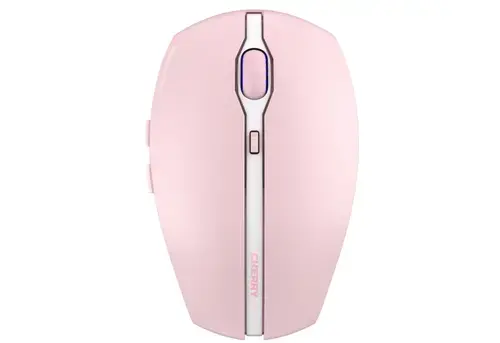 Mouse Optic Cherry Gentix BT, Bluetooth, 2000 DPI (Roz/Alb)