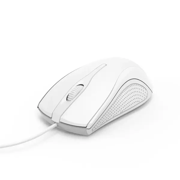 Mouse optic cu fir Hama MC-200 3 butoane alb Mouse optic cu fir Hama MC-200 3 butoane alb