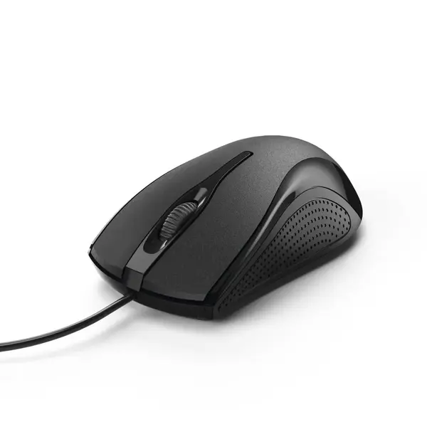 Mouse optic cu fir Hama MC-200 3 butoane negru Mouse optic cu fir Hama MC-200 3 butoane negru