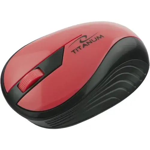 Mouse optic ESPERANZA Titanum, Wireless, 2.4 Ghz, 1000 DPI, Rosu