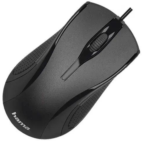 Mouse Optic HAMA MC-200, 1200 dpi (Negru)