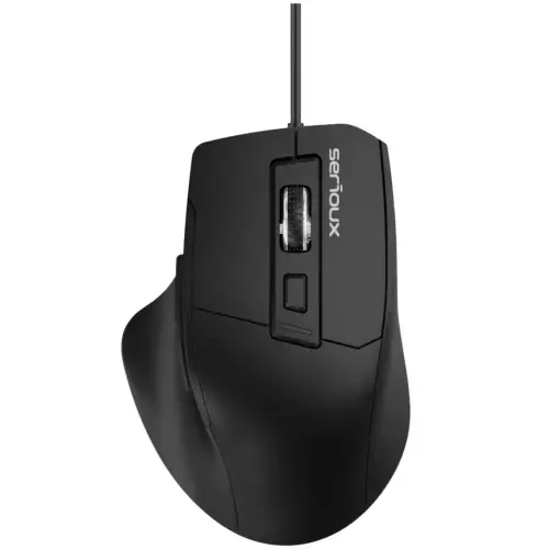Mouse Optic Serioux SRXM-OPM168, USB (Negru)