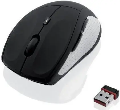 Mouse Optic Wireless I-BOX JAY PRO, USB, 1600 DPI (Negru/Gri)