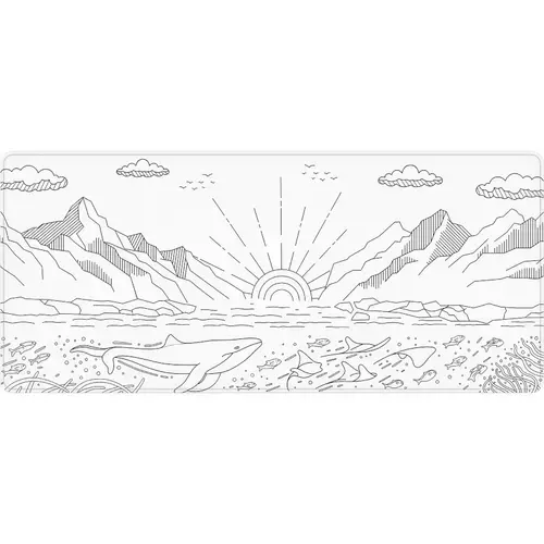 Mouse Pad Dark Project Terra Nostra XL, 900 x 400 x 4 mm (Alb)