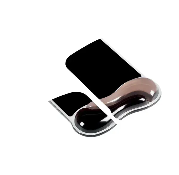 Mouse pad ergonomic duo gel Kensington cu suport pentru încheietură Mouse pad ergonomic duo gel Kensington cu suport pentru încheietură fumuriu/negru