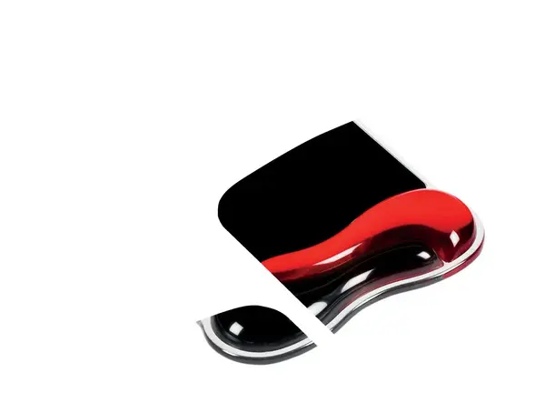 Mouse pad ergonomic duo gel Kensington cu suport pentru încheietură Mouse pad ergonomic duo gel Kensington cu suport pentru încheietură rosu/negru