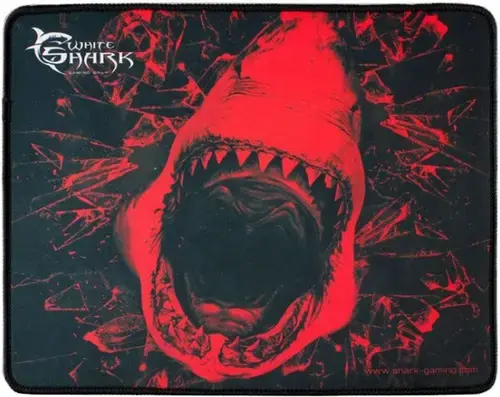 Mouse Pad Gaming White Shark Skywalker, M (Negru/Rosu)