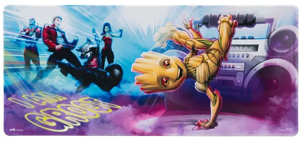 Mouse pad pentru gaming Erik - Groot, XL, moale, multicolor