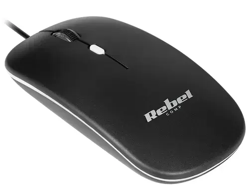Mouse Rebel KOM1023-B, 1200 DPI (Negru)