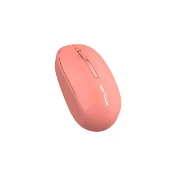 Mouse Serioux Spark 215, Wireless, 1000 dpi, Click silentios, Portocaliu