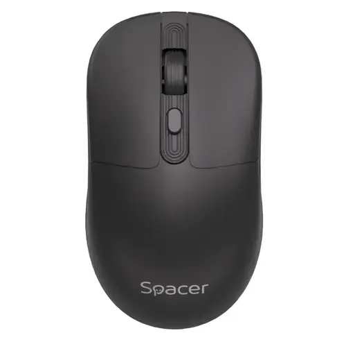 Mouse Spacer SPMO-WS03-BT, Wireless, USB (Negru)
