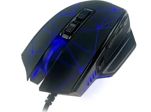 Mouse Tracer GameZone Space, Wired RGB, USB (Negru)