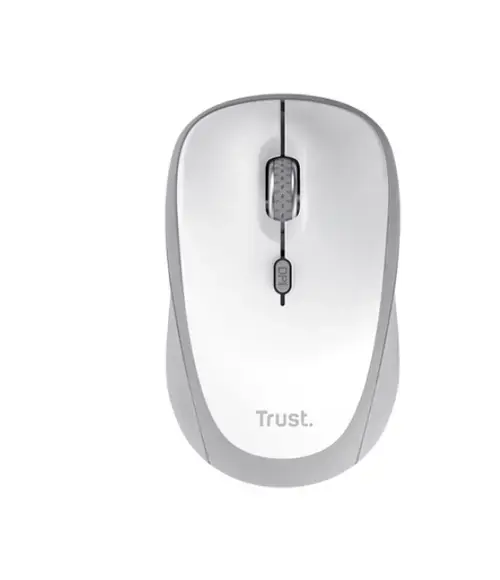 Mouse Trust Yvi TR-25454, Wireless (Alb/Gri)